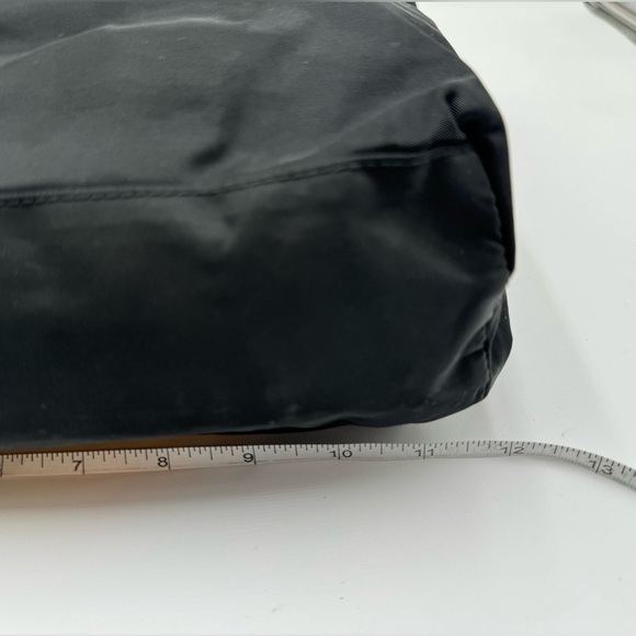 Prada - Authentic - Black Canvas Shoulder Bag / Tote - Picture 7 of 15